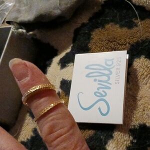 Set of 2 Sevilla .925  Silver Rings HSN. NIB